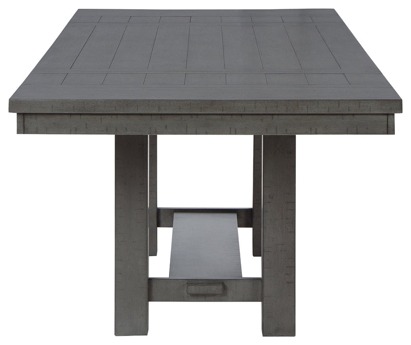 Myshanna Gray Dining Extension Table