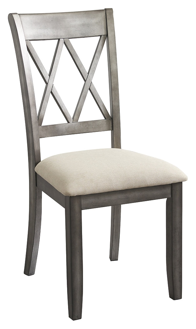 Curranberry Metallic Gray Dining Chair
