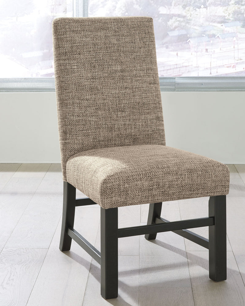 Sommerford Brown Faux Leather Dining Chair