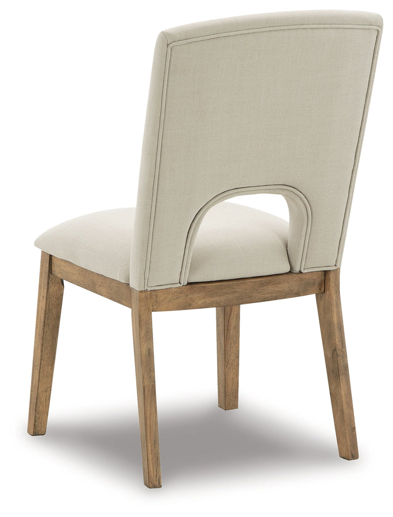 Dakmore Linen/brown Dining Chair