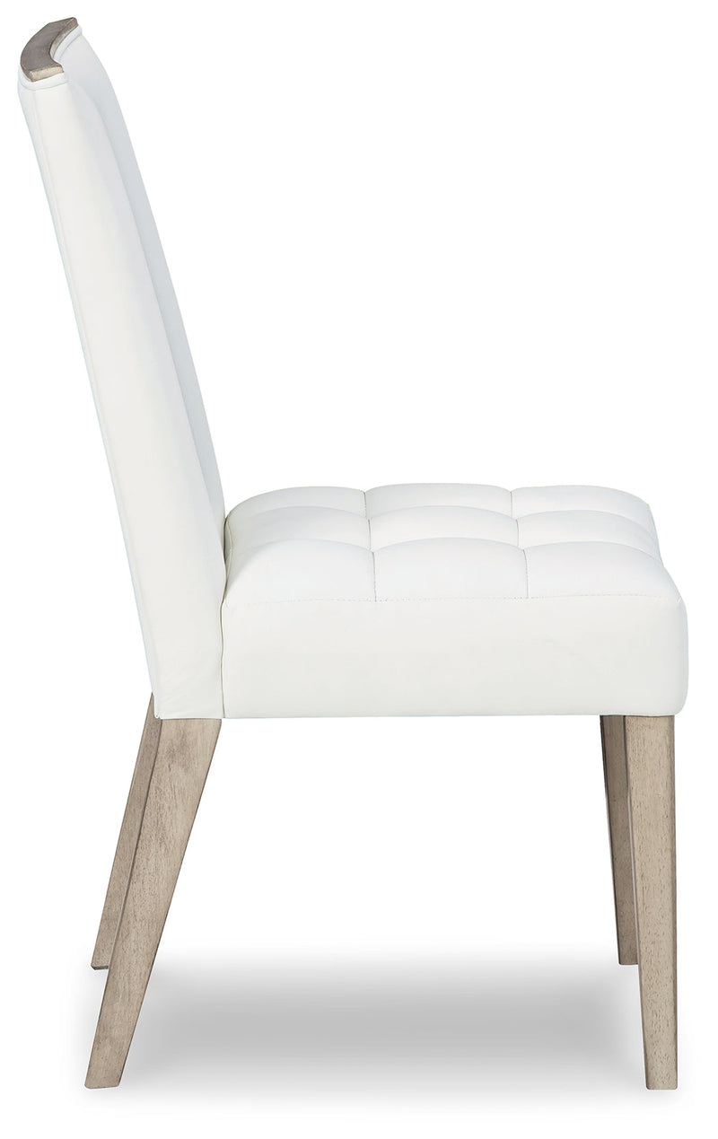 Wendora Bisque/white Dining Chair