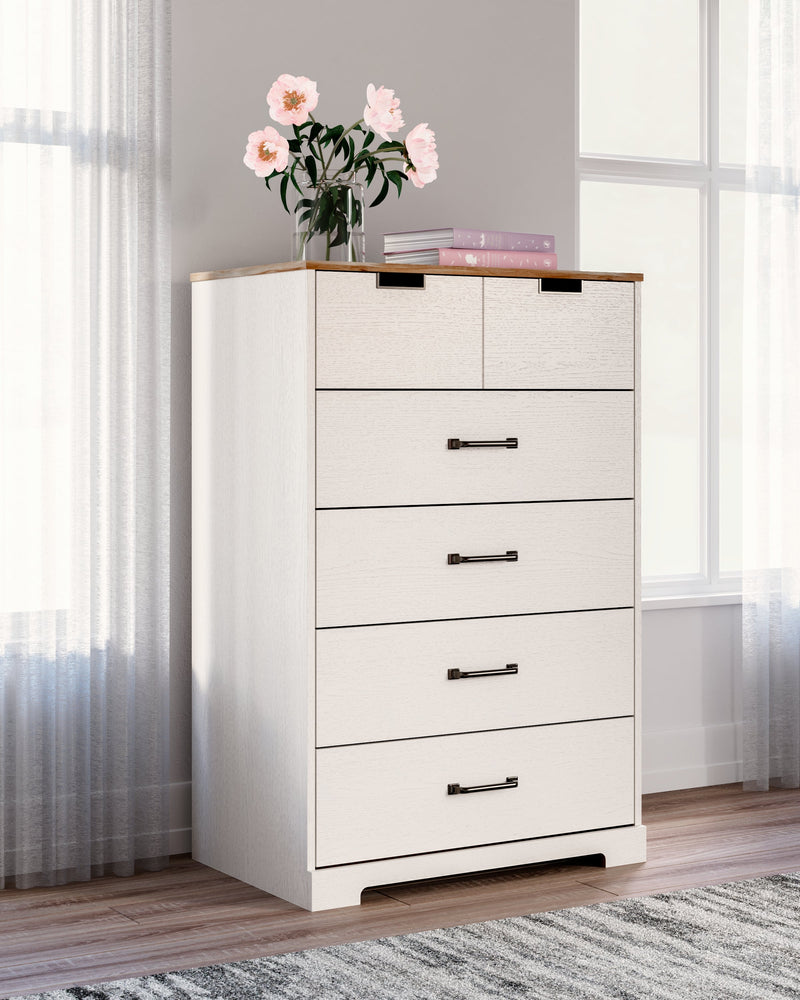 Vaibryn Two-tone Chest Of Drawers