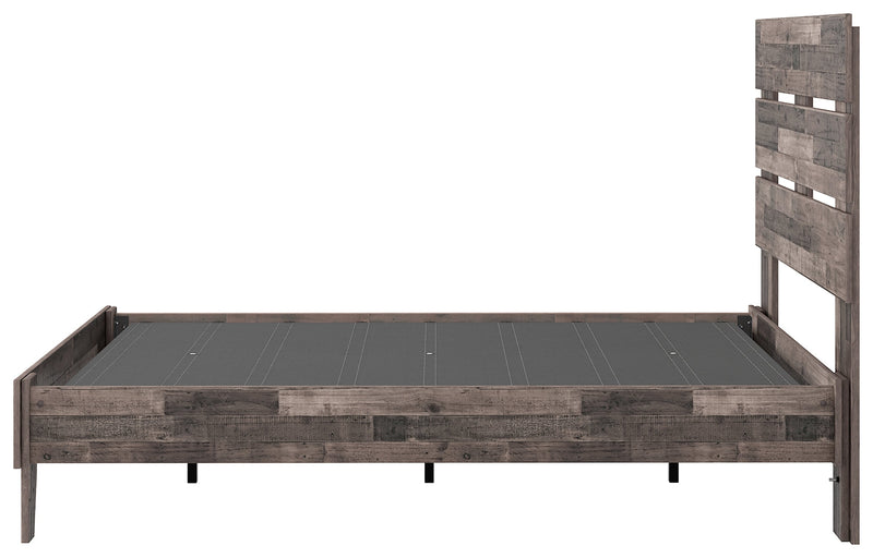 Neilsville Multi Gray Full Panel Platform Bed