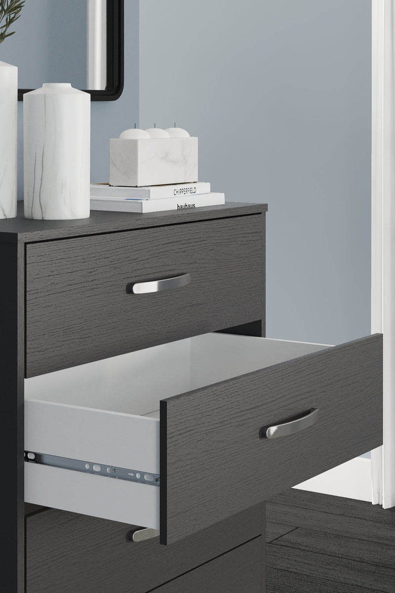 Finch Black Chest Of Drawers