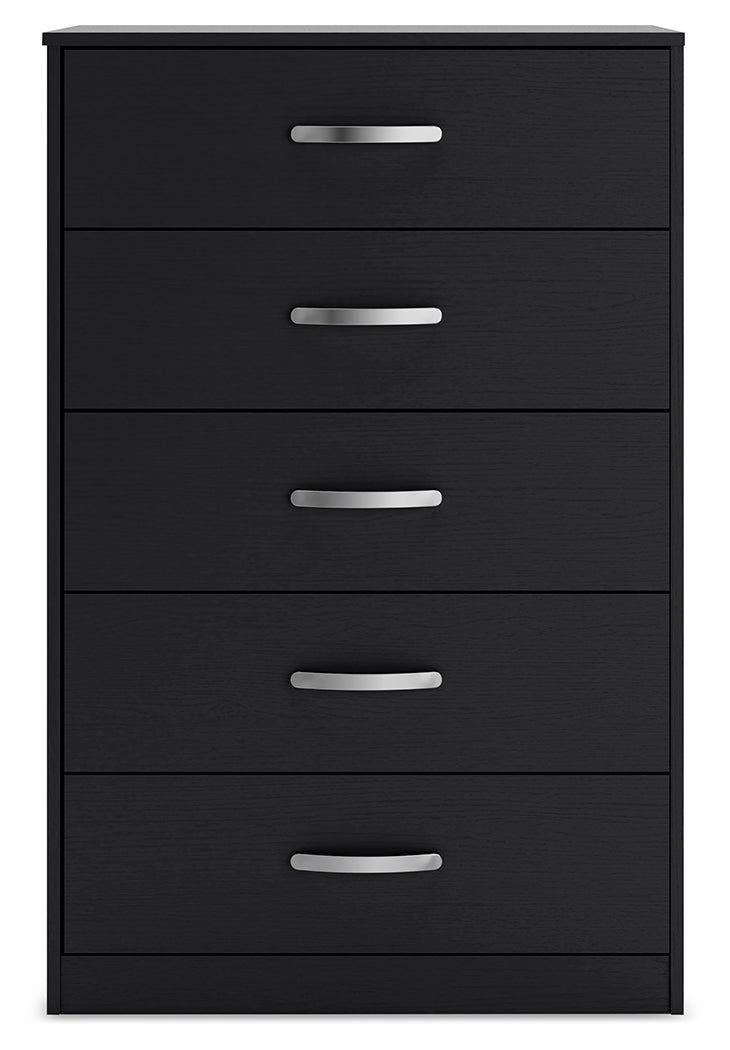 Finch Black Chest Of Drawers