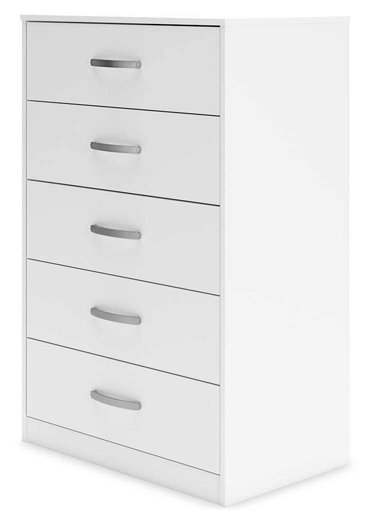 Flannia White Chest Of Drawers