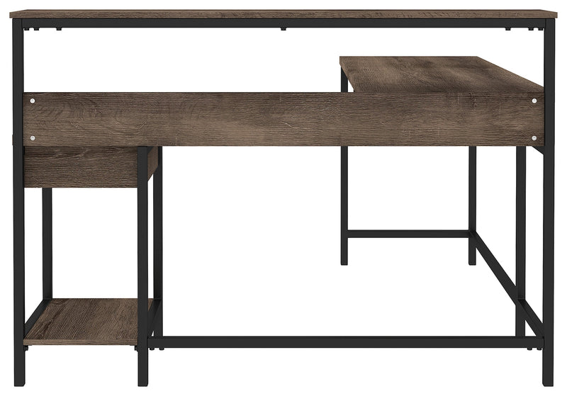 Arlenbry Gray Home Office L-desk With Storage