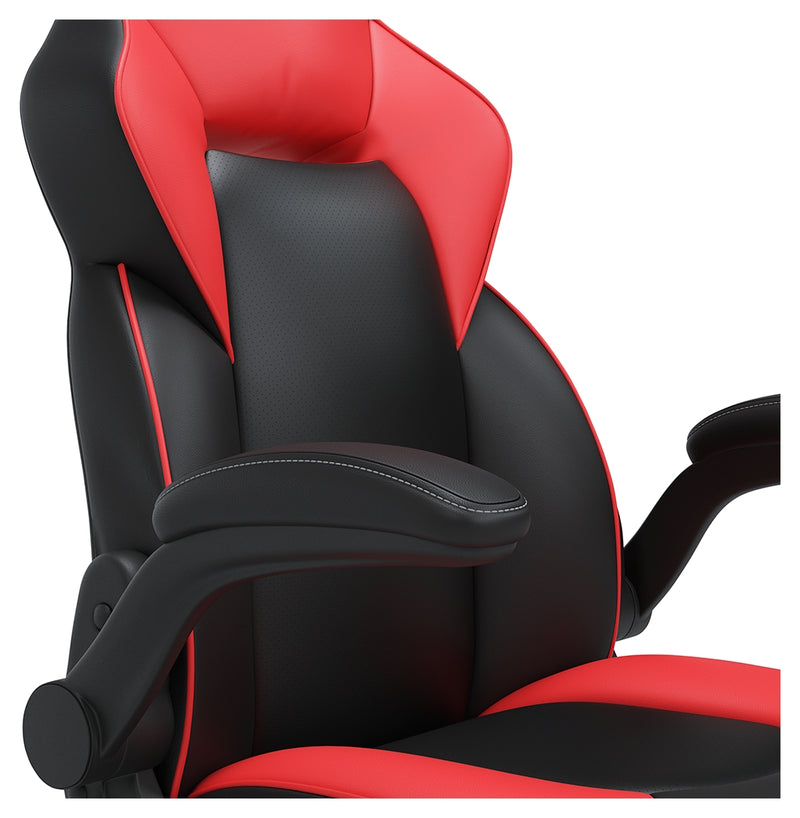 Lynxtyn Red/black Home Office Chair