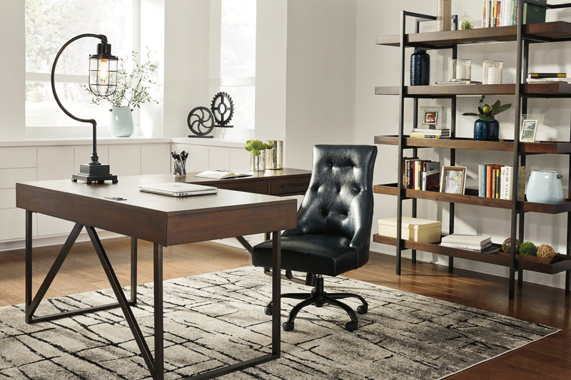 Starmore Brown 2-Piece Home Office Desk