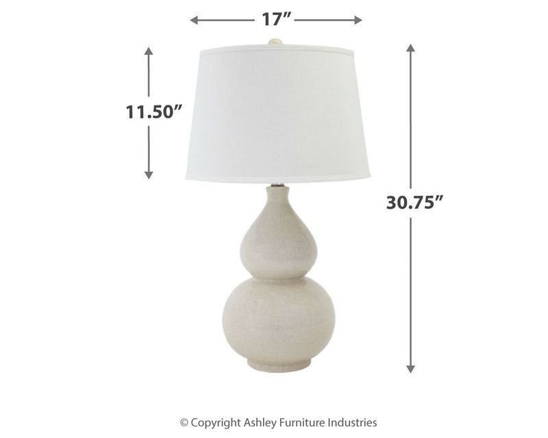Saffi Cream Table Lamp