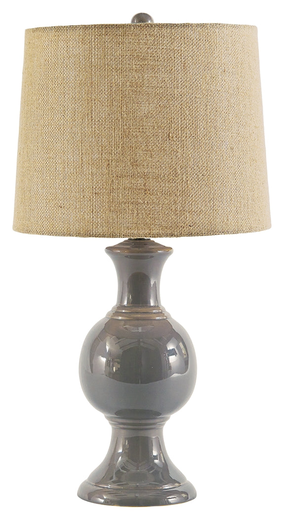 Magdalia Gray Table Lamp