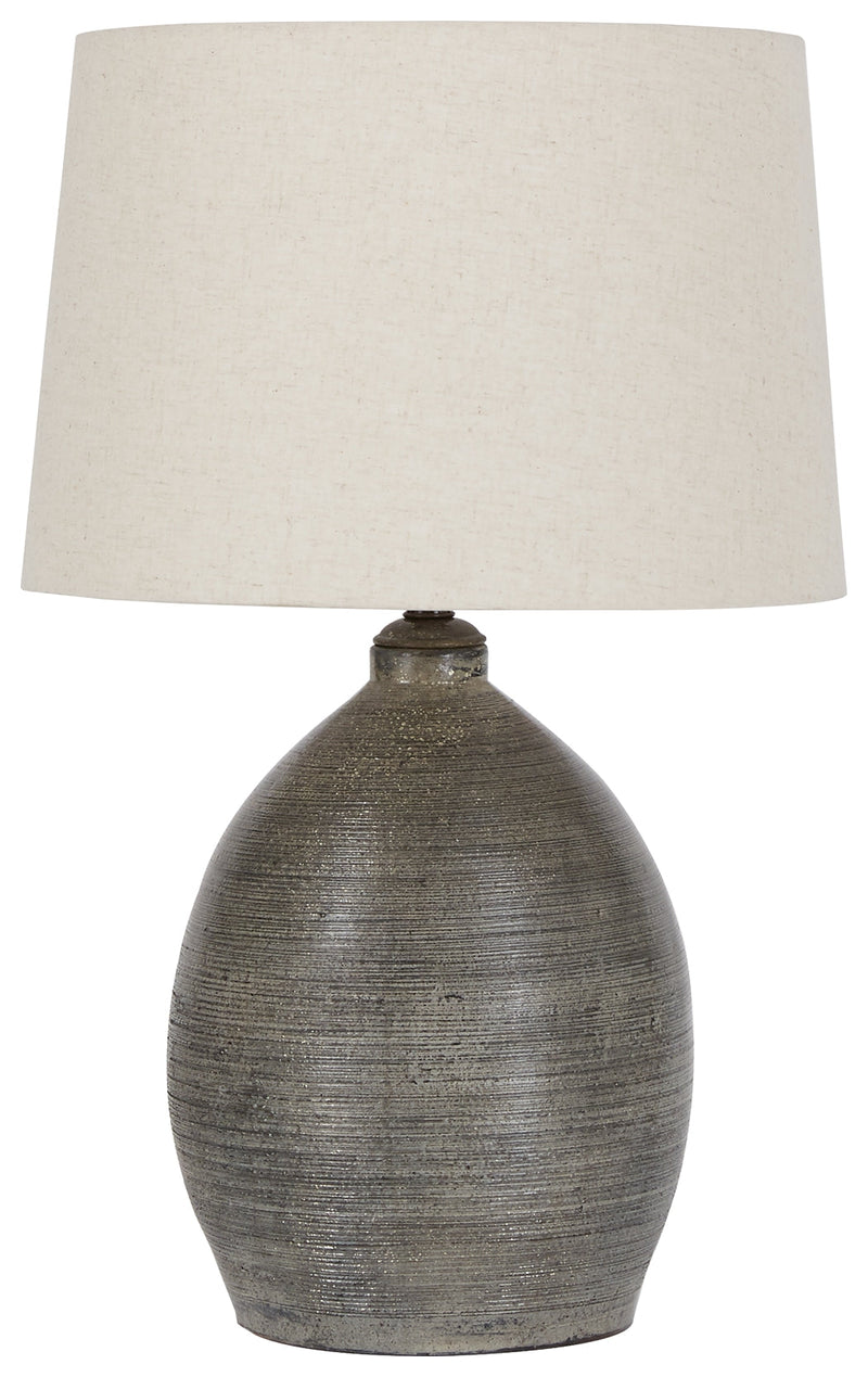 Joyelle Gray Table Lamp