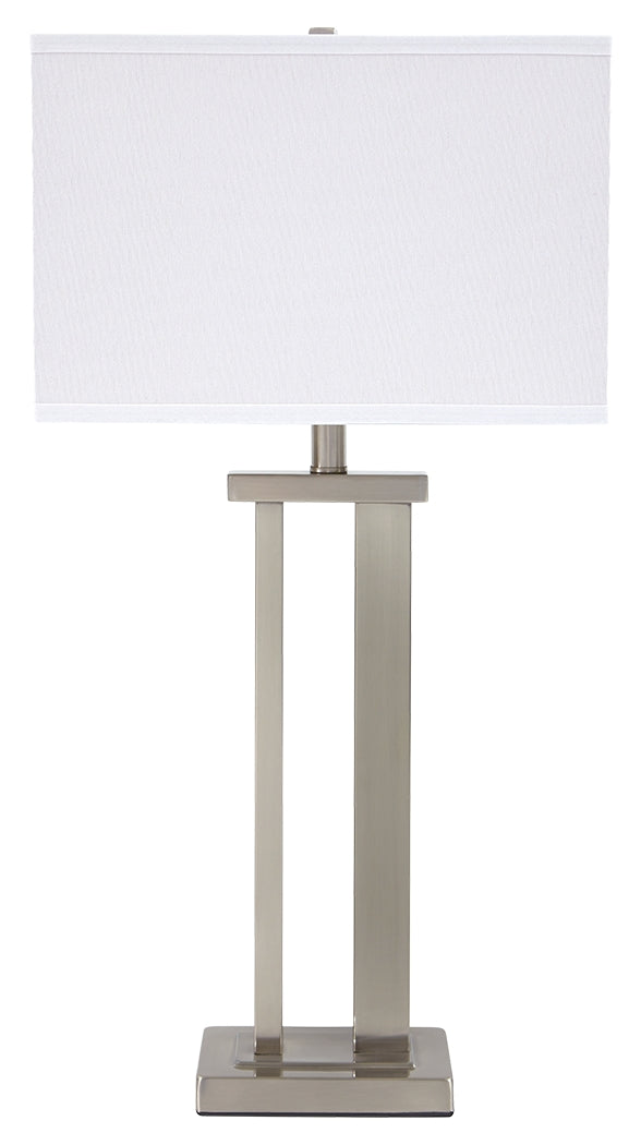 Aniela Silver Finish Table Lamp (Set Of 2)
