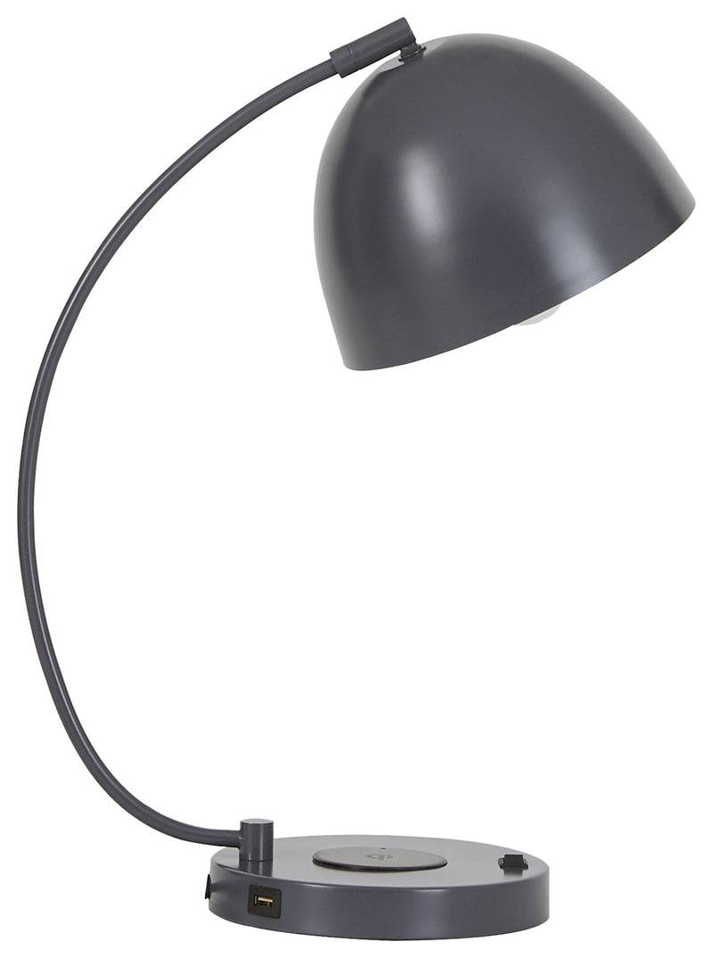 Austbeck Gray Desk Lamp