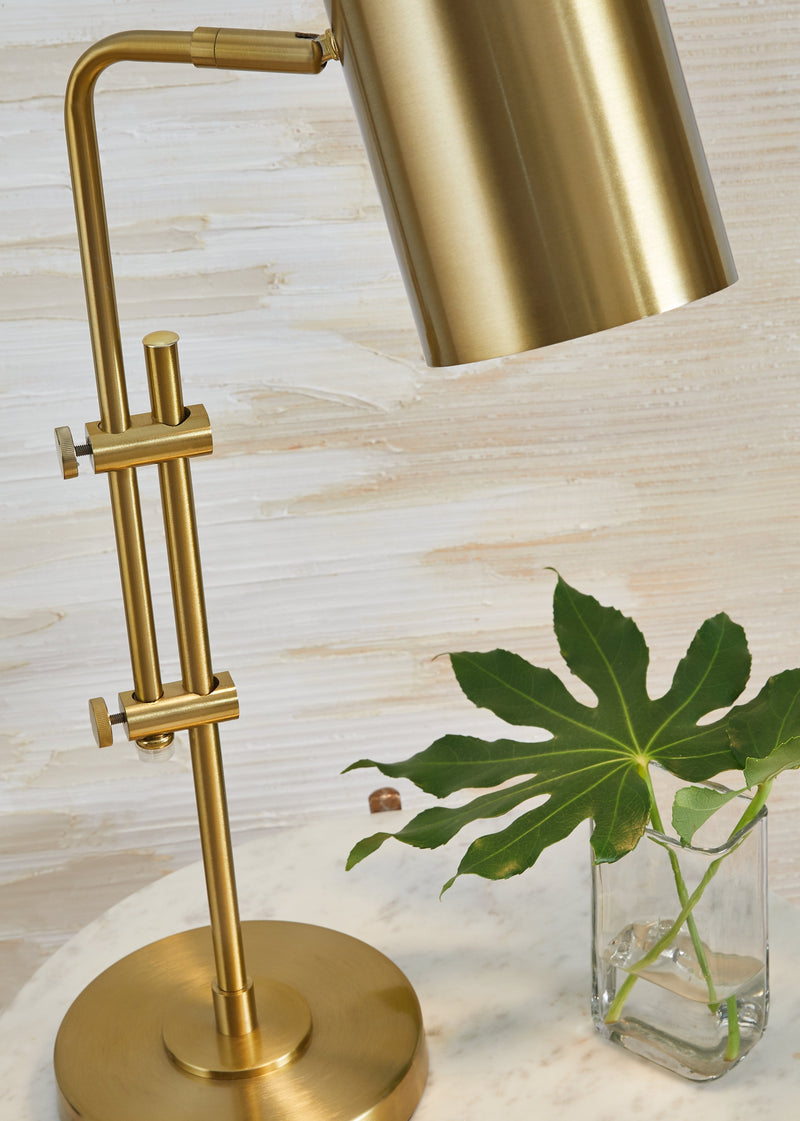 Baronvale Brass Finish Desk Lamp
