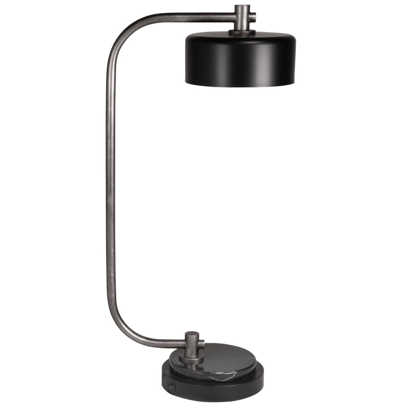 Eliridge Black/silver Finish Desk Lamp