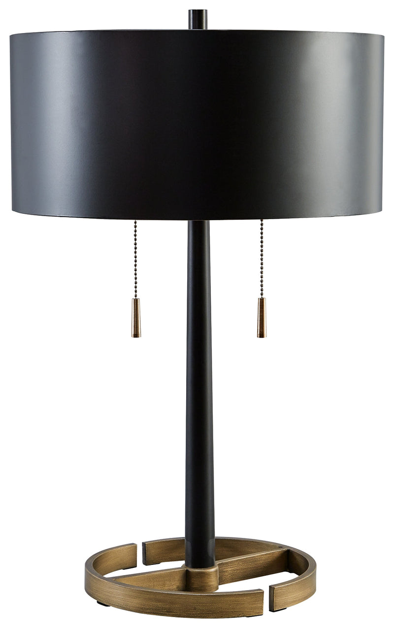 Amadell Black/gold Finish Table Lamp