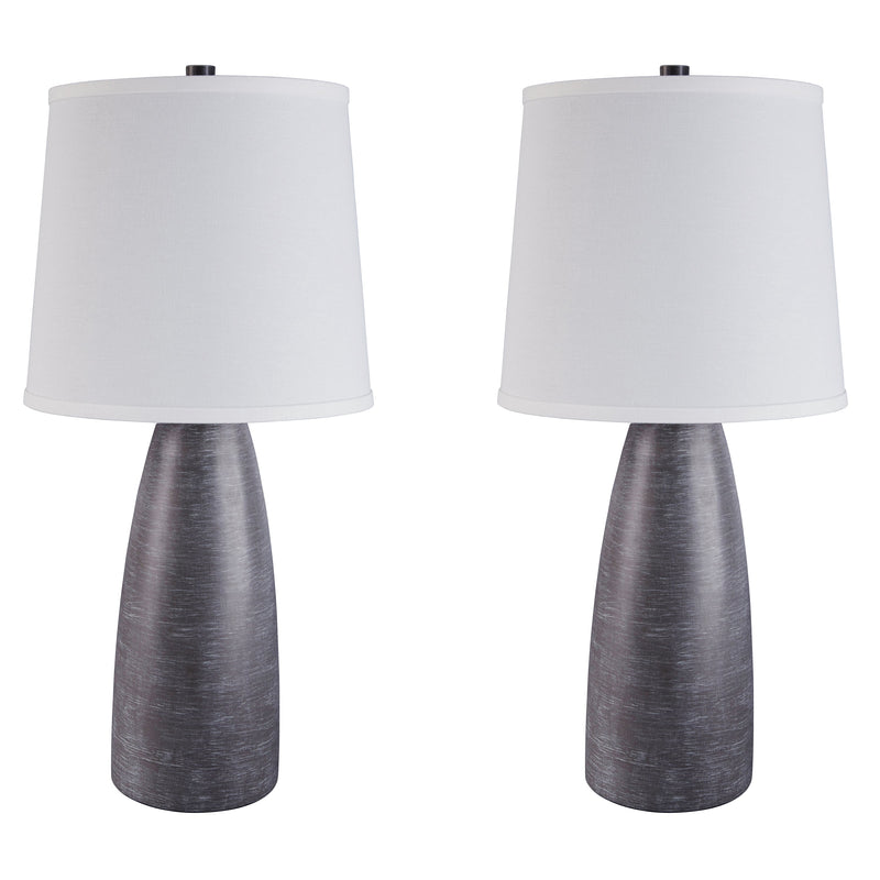 Shavontae Gray Table Lamp (Set Of 2)