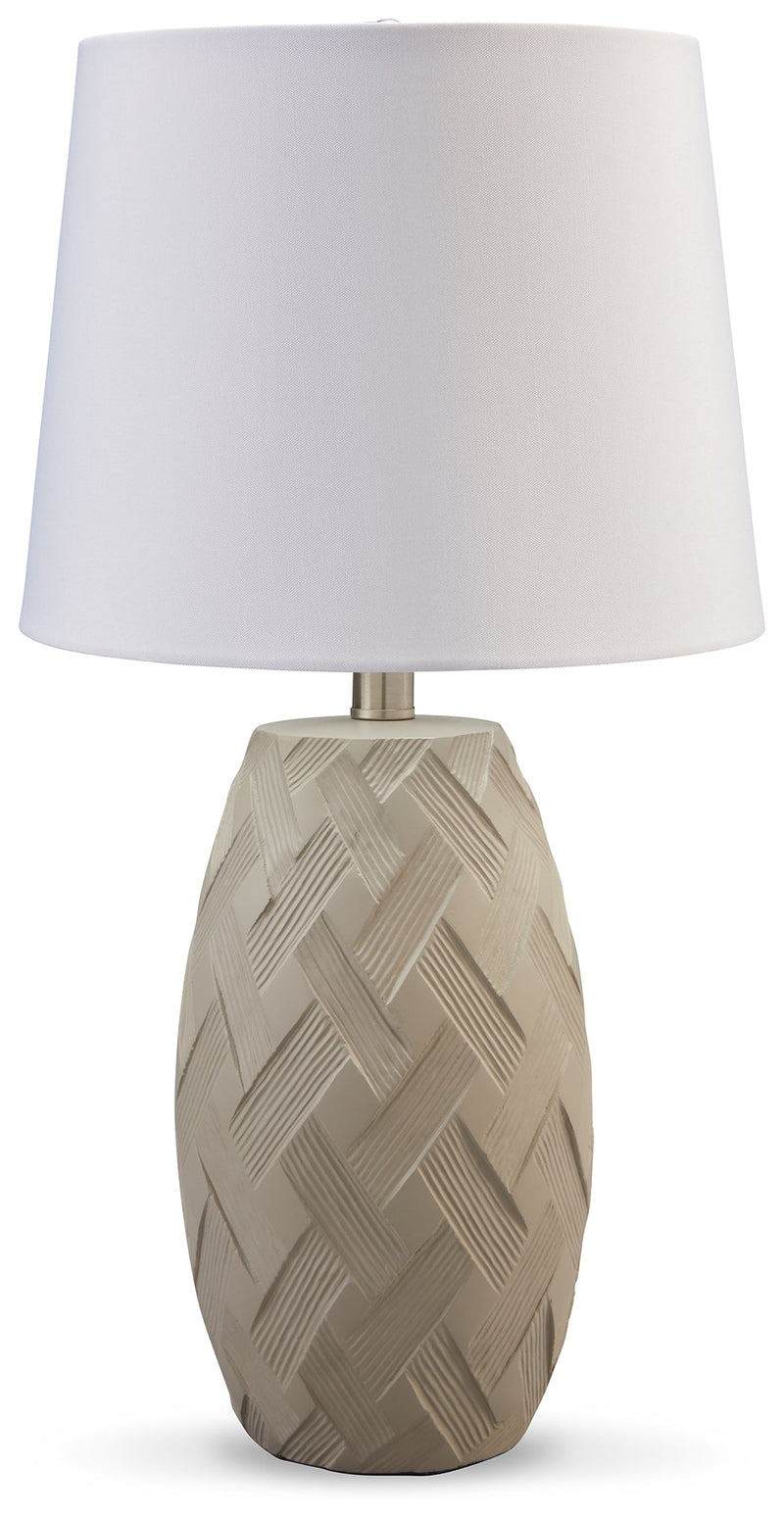 Tamner Taupe Table Lamp (Set Of 2)