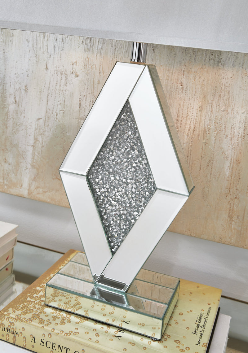 Prunella Silver Finish Table Lamp