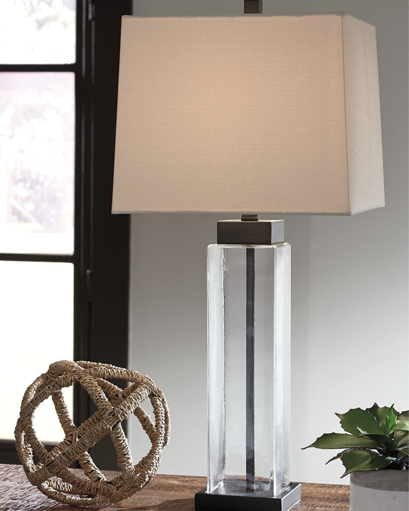Alvaro Clear/bronze Finish Table Lamp (Set Of 2)