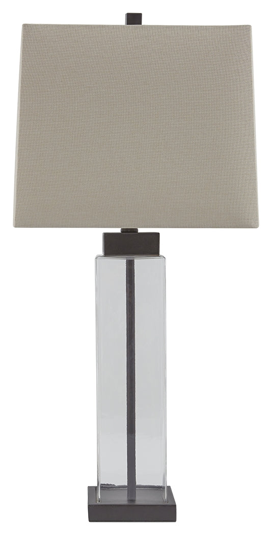 Alvaro Clear/bronze Finish Table Lamp (Set Of 2)