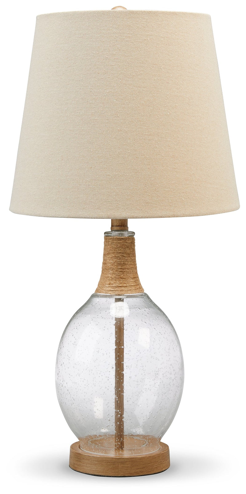 Clayleigh Clear/brown Table Lamp (Set Of 2)