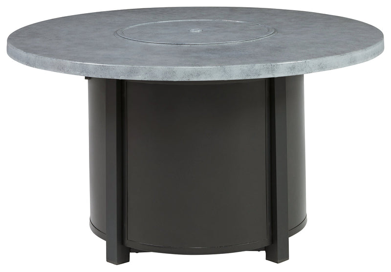 Coulee Mills Gray/black Fire Pit Table