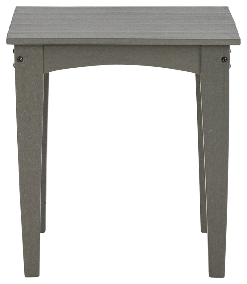 Visola Gray Outdoor End Table