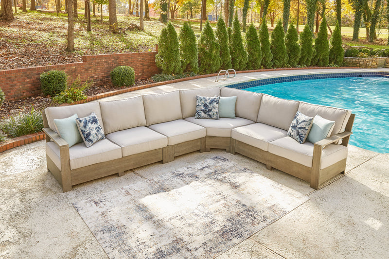 Silo Point Brown 4-Piece Outdoor Sectional