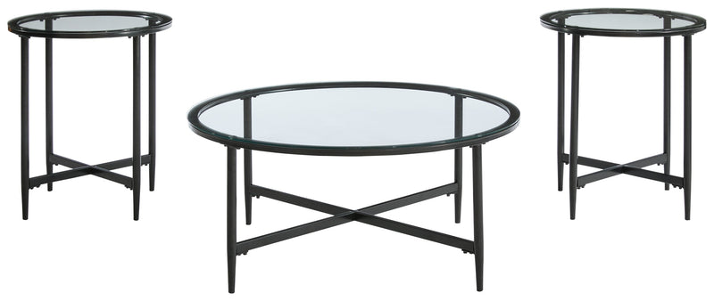 Stetzer Black Table (Set Of 3)
