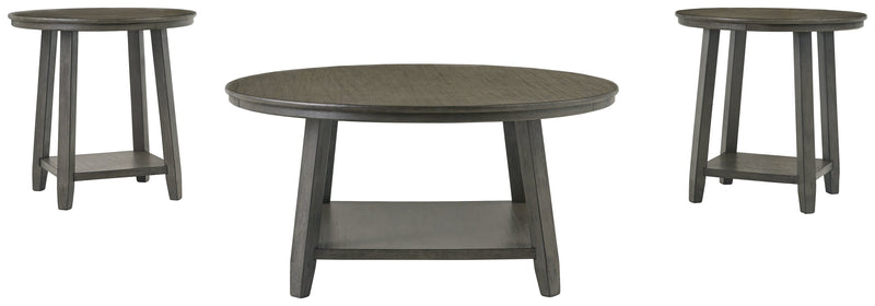 Caitbrook Gray Table (Set Of 3)