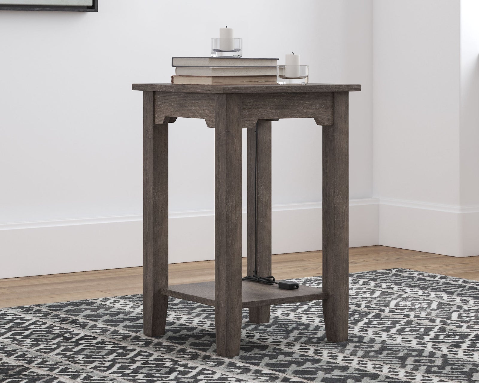 Arlenbry Gray Chairside End Table