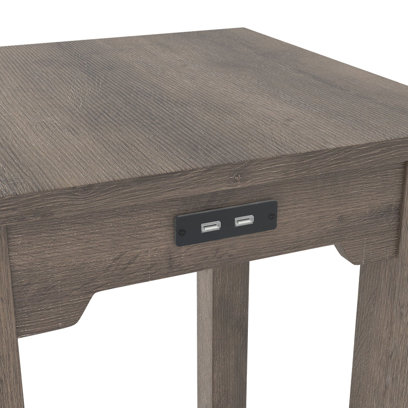 Arlenbry Gray Chairside End Table