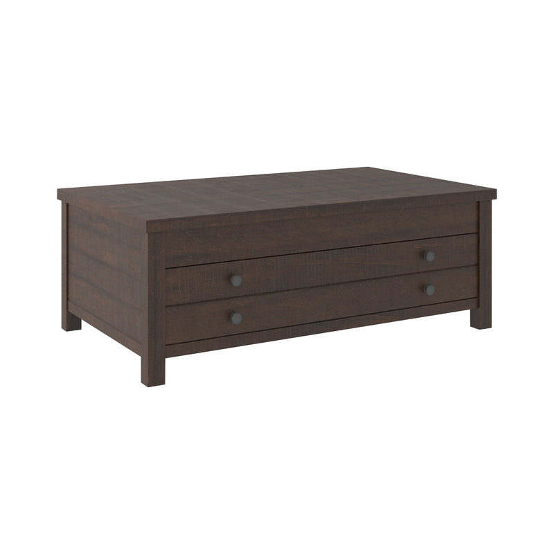 Camiburg Warm Brown Coffee Table With 2 End Tables