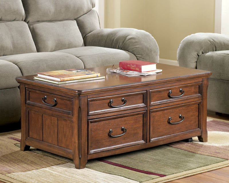 Woodboro Dark Brown Coffee Table With 1 End Table
