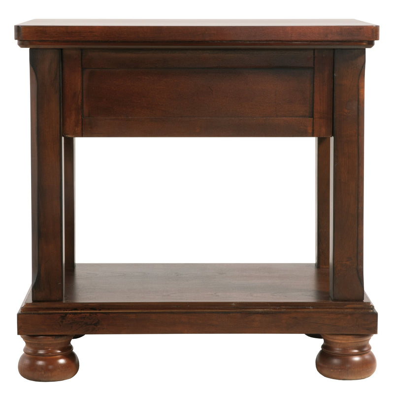 Porter Rustic Brown Chairside End Table