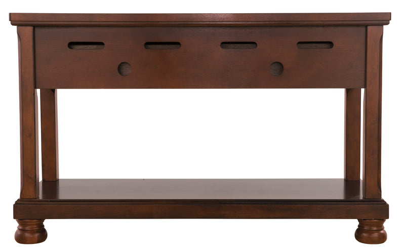 Porter Rustic Brown Sofa/console Table