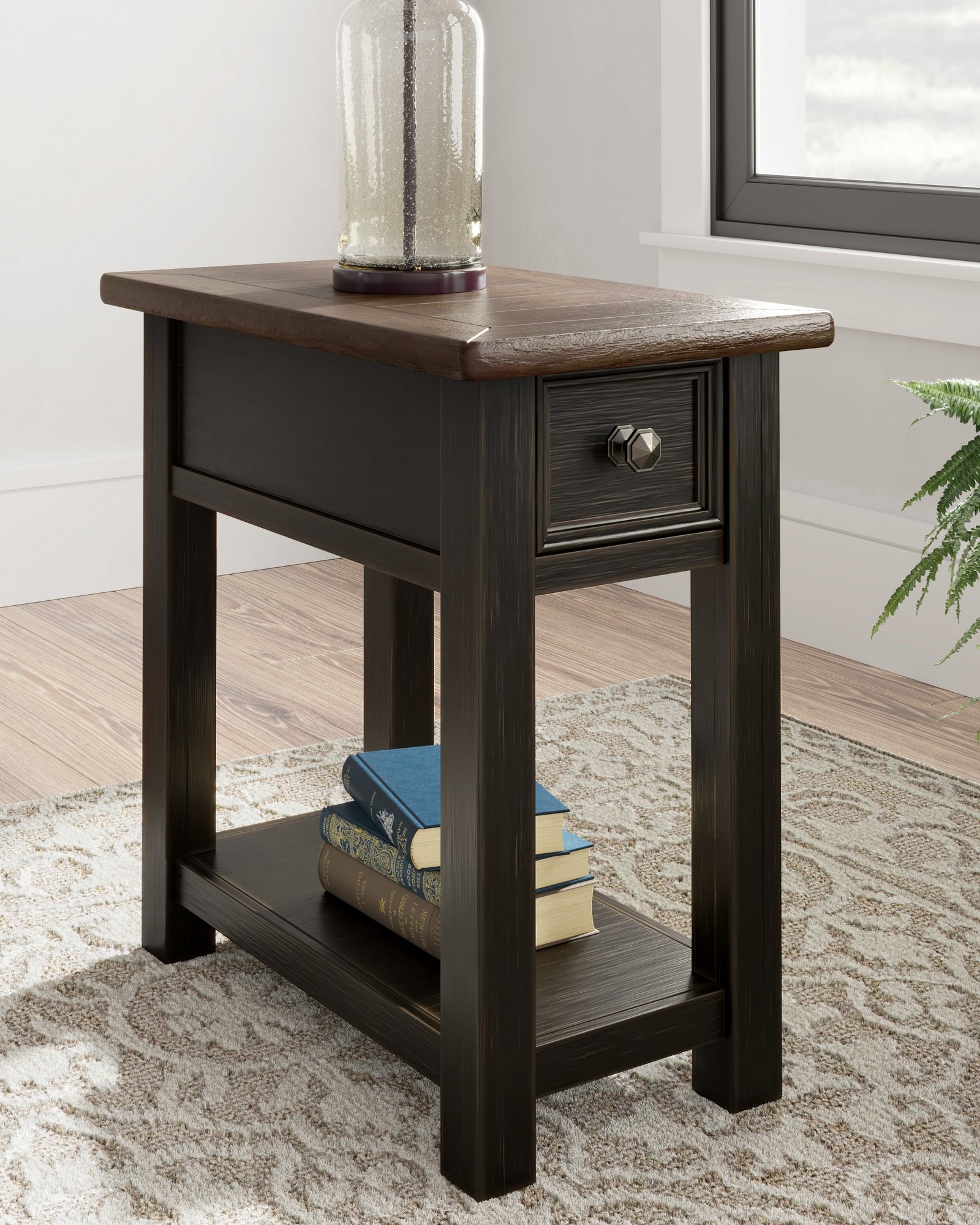 Tyler Creek Two-tone Chairside End Table