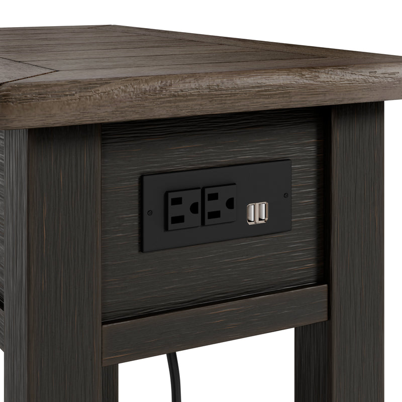 Tyler Creek Two-tone Chairside End Table
