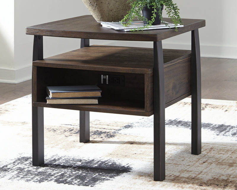 Vailbry Brown End Table
