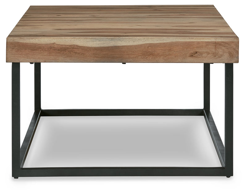 Bellwick Natural/black Coffee Table