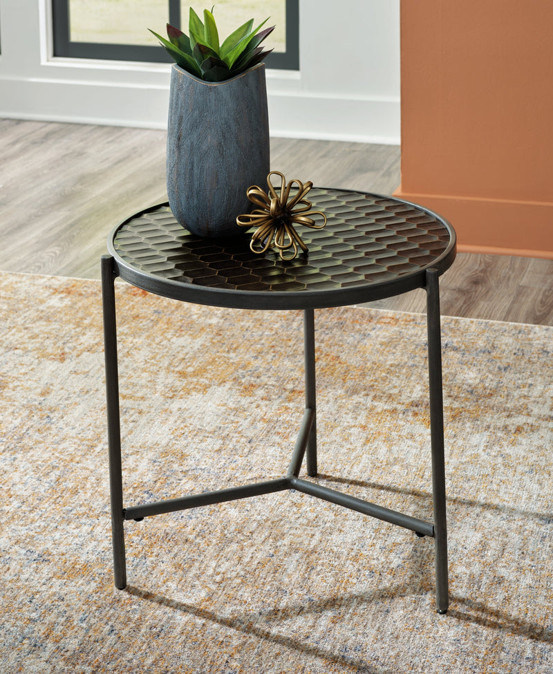 Doraley Brown/Gray Chairside End Table
