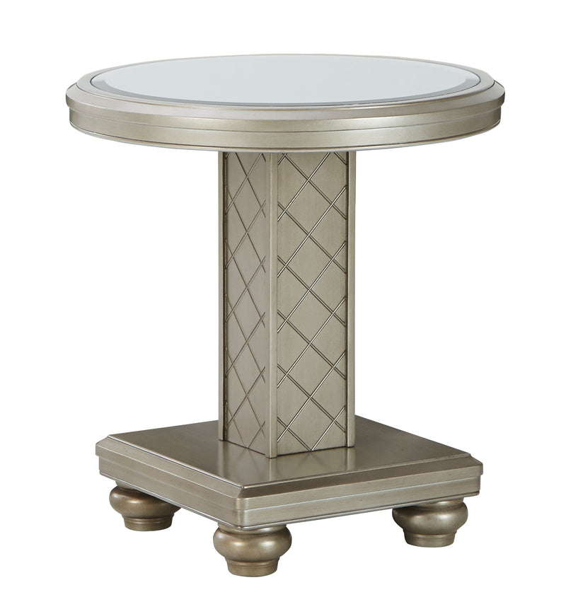 Chevanna Platinum Coffee Table With 2 End Tables