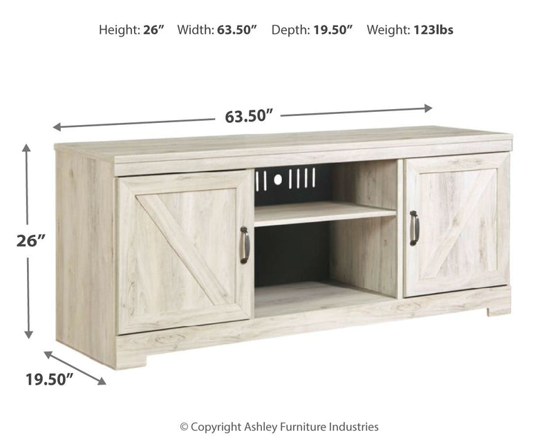 Bellaby Whitewash 63" Tv Stand
