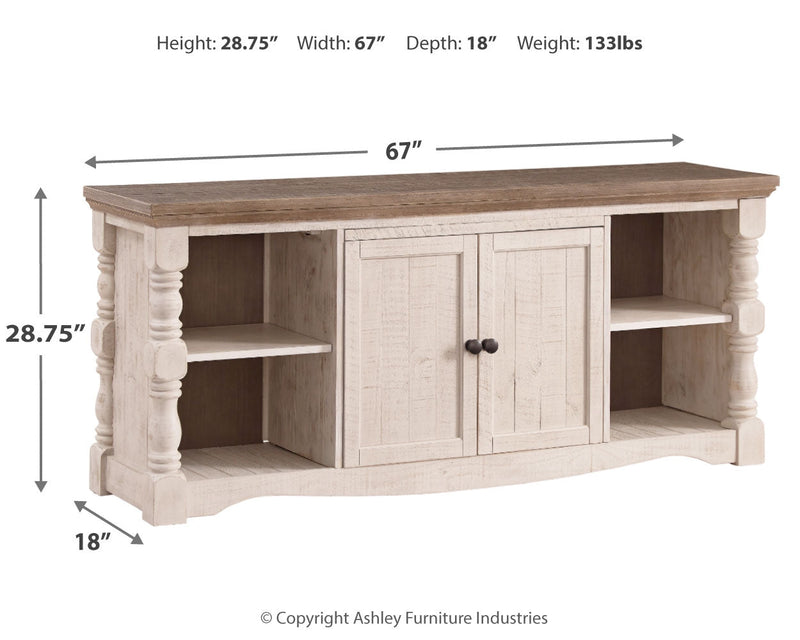 Havalance Two-tone 67" Tv Stand
